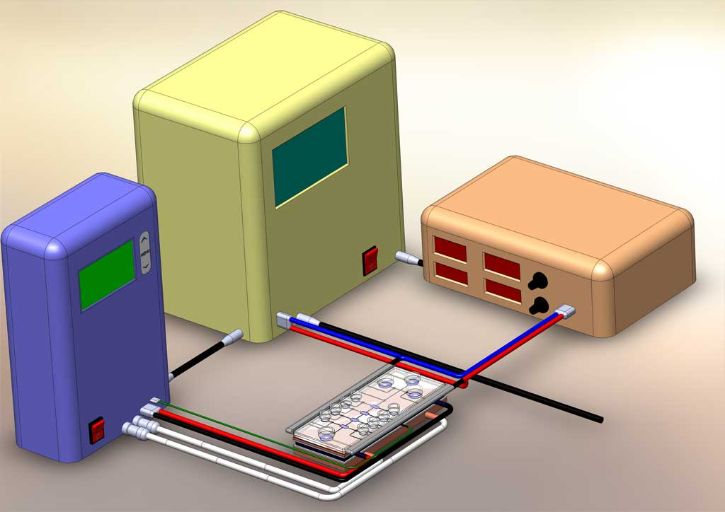 set-up microelettroforesi